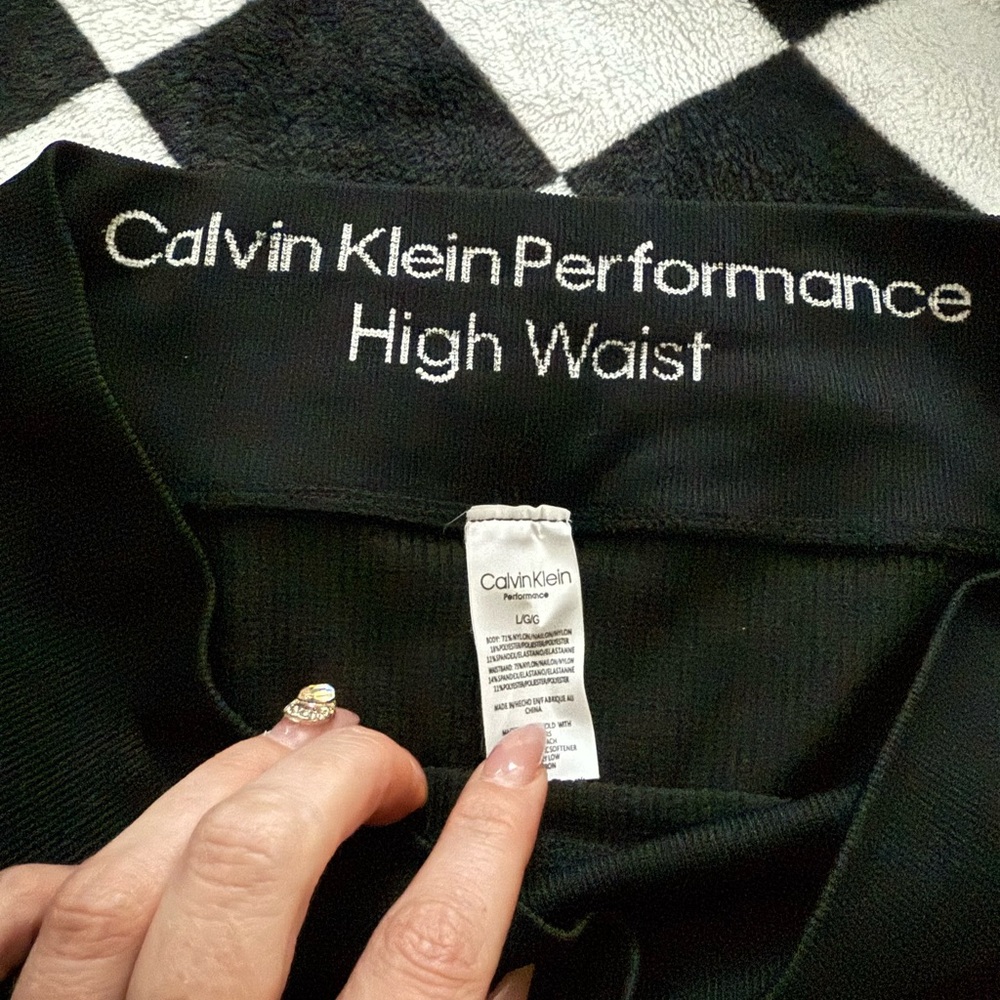 Calvin Klein Black Biker Shorts